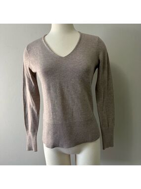 LOFT Heathered V-Neck Sweater